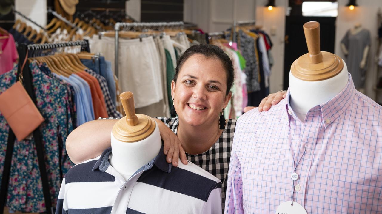 Top Paddock Clothing owner Renee Elsden in the new Pittsworth store, Thursday, February 3, 2022. Picture: Kevin Farmer