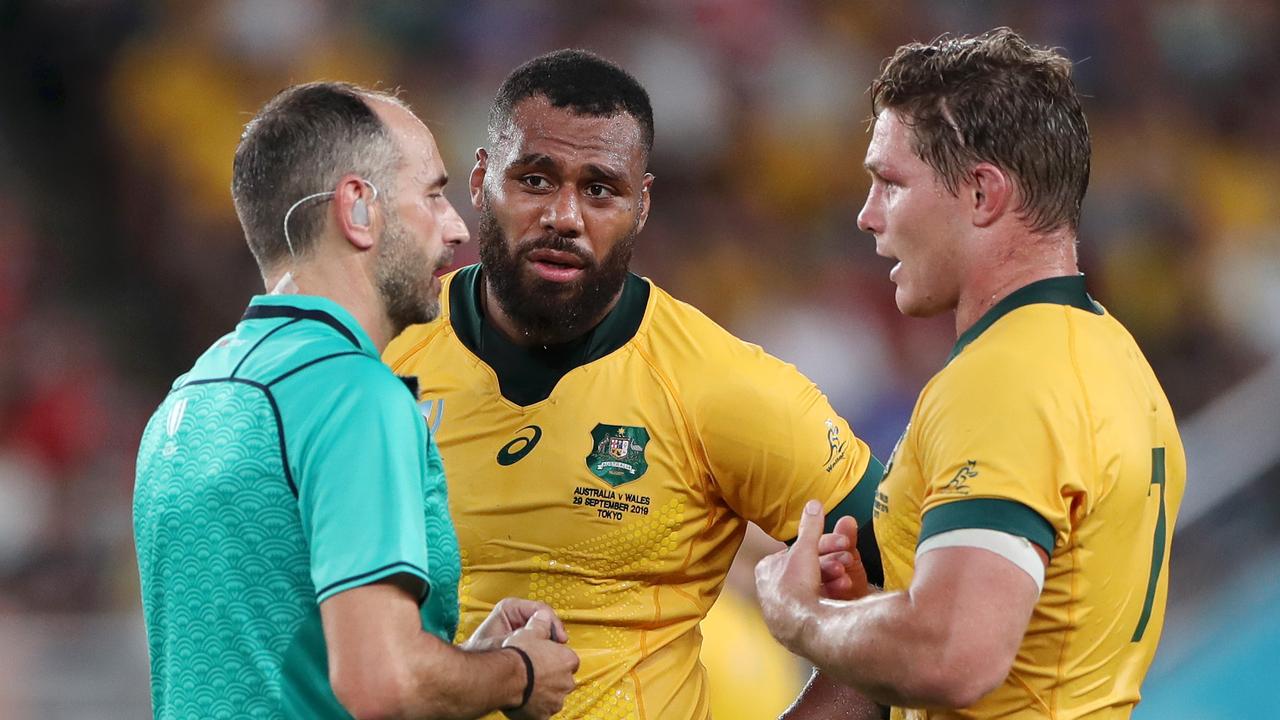 The decision to penalise Samu Kerevi has stolen headlines in Australia’s loss to Wales.
