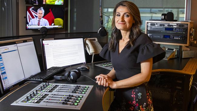 Patricia Karvelas at Radio National. Picture: Aaron Francis