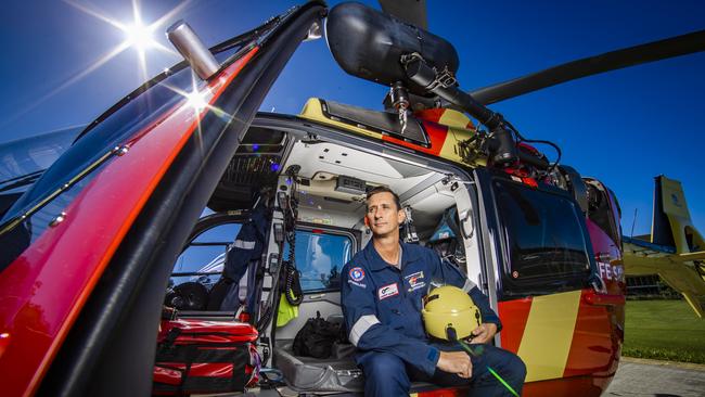 Surf Life Saving Queensland. Andrew McNeilly, Chief Crewperson and Chief Trainer is celebrating 30 Years with Surf Life Saving Queensland. Picture: NIGEL HALLETT