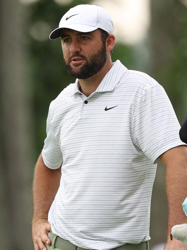 Scheffler during round one. Photo: Patrick Smith/Getty Images/AFP