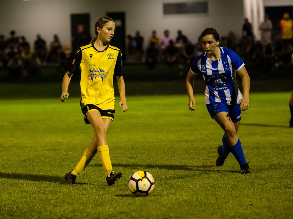 Edge Hill United’s Tully Heatley. Picture: Emily Barker.