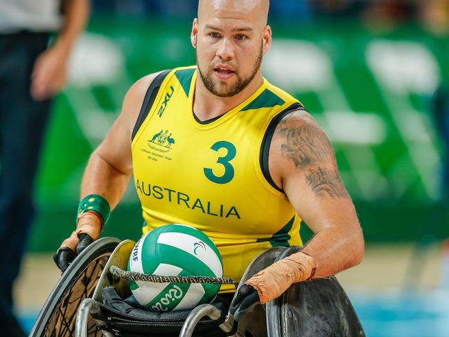 Australia vs Great Britain in the Wheelchair Rugby (Group A). Carioca Arena 1 2016 Paralympic Games - RIO Brazil Australian Paralympic Committee Wednesday 14 September 2016 © Sport the library / Greg Smith