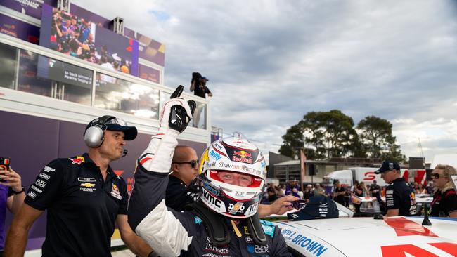 MELBOURNE, AUSTRALIA - MARCH 15: Will Brown driver of the #1 Red Bull Ampol Racing Chevrolet Camaro ZL1 at Albert Park on March 15, 2025 in Melbourne, Australia. (Photo by Daniel Kalisz/Getty Images)