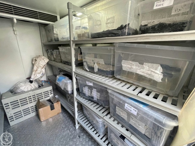 Police dismantled the lab. Picture: NSW Police