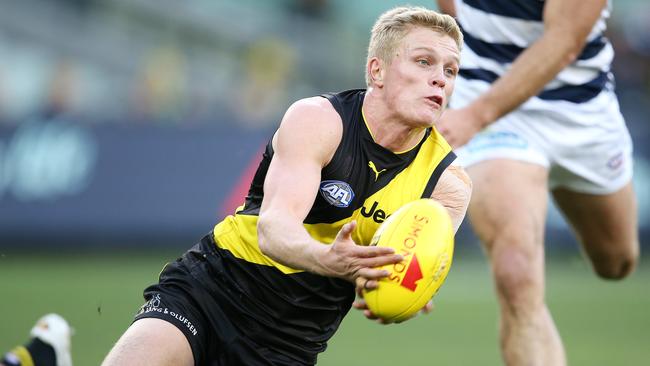 Ryan Garthwaite is one of the options to replace Alex Rance in defence. Picture: Michael Klein