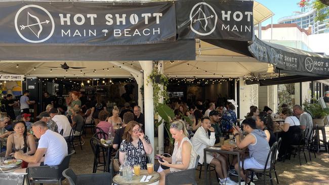 Hot Shott cafe is enjoying bumper crowds. Picture: Glen Norris