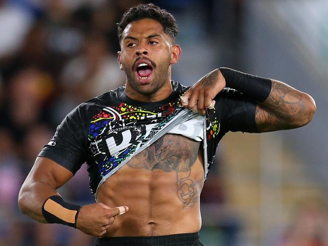 Proud Wiradjuri man Josh Addo-Carr. Picture: Jason McCawley/Getty Images