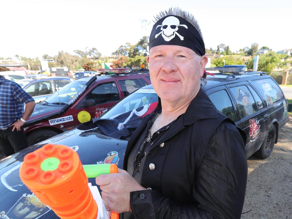 Tony Porter in the Black Pearl car. Picture: Mark Wilson