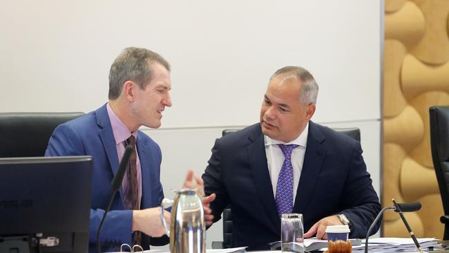 CEO Dale Dickson and Mayor Tom Tate. Picture: Richard Gosling