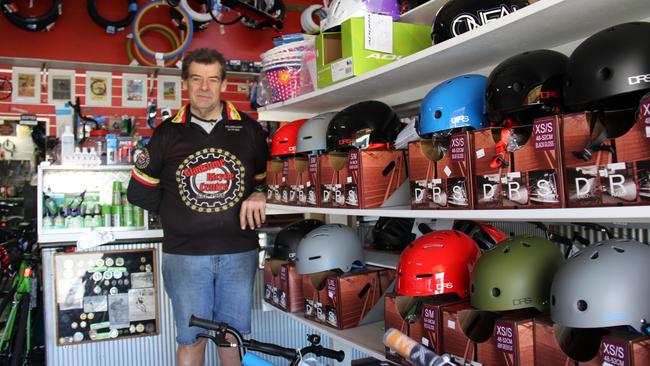 Gladstone Bicycle Centre owner David McIntosh.