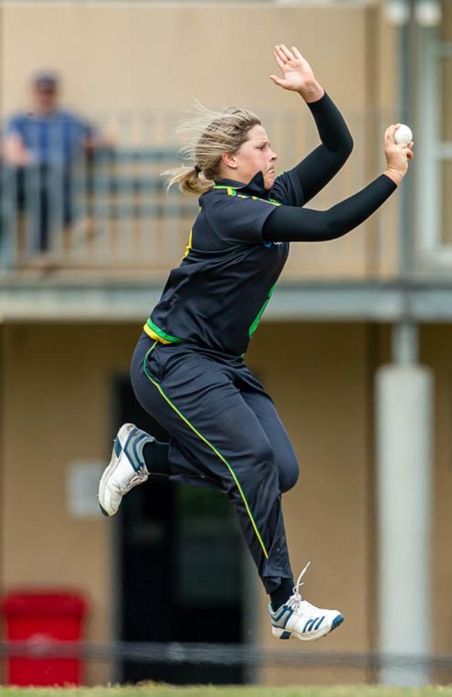 Breakthrough season: Paris Rafferty. Pic: Arj Giese, Cricket Victoria.