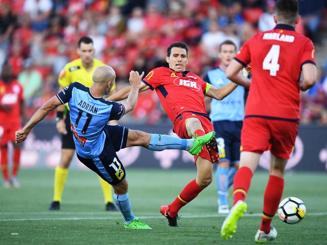 Adrian Mierzejewski failed to convert Sydney FC’s best chances. Picture: Getty Images