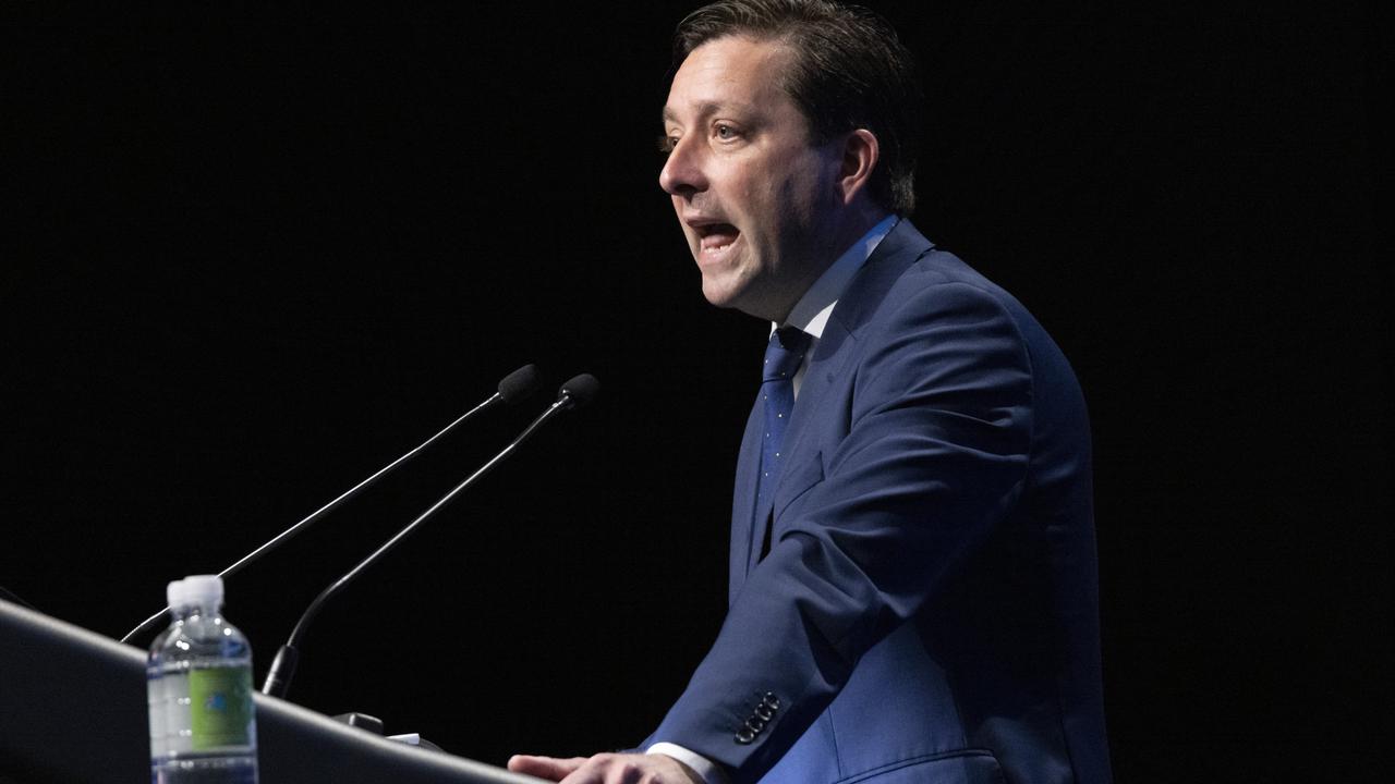 Support for Matthew Guy’s Liberal party has dropped further still. Picture: David Geraghty