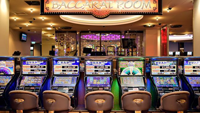 Doctors from a Sydney hospital have supported a push for more poker machines like these. Picture: NT News