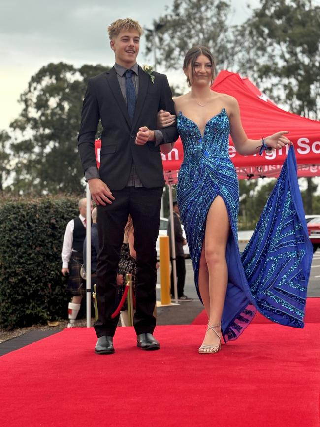 The students of Urangan State High School celebrating their formal.