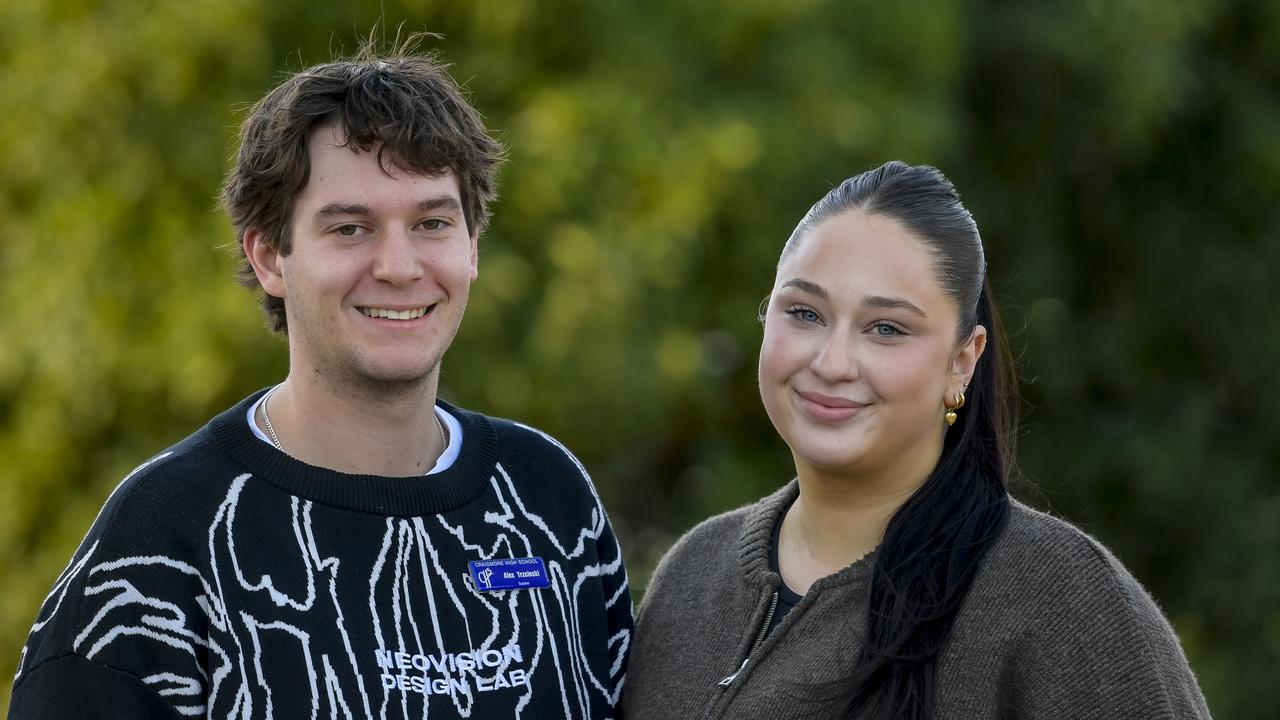 Teachers from Craigmore High School, Alex Trzcinski and Morgan Smart. Picture: RoyVPhotography