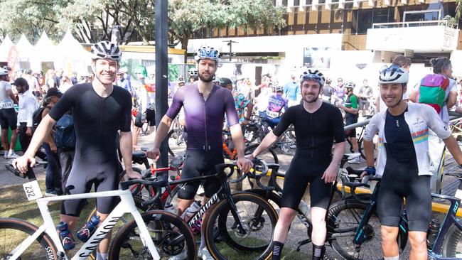 Thousands of cyclists took to the streets of the river city on Sunday for the Tour de Brisbane. \Photo: Grace Kessels.
