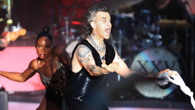 Pop star Robbie Williams recently admitted that he felt like he was going through manopause. Picture: Mark Wilson