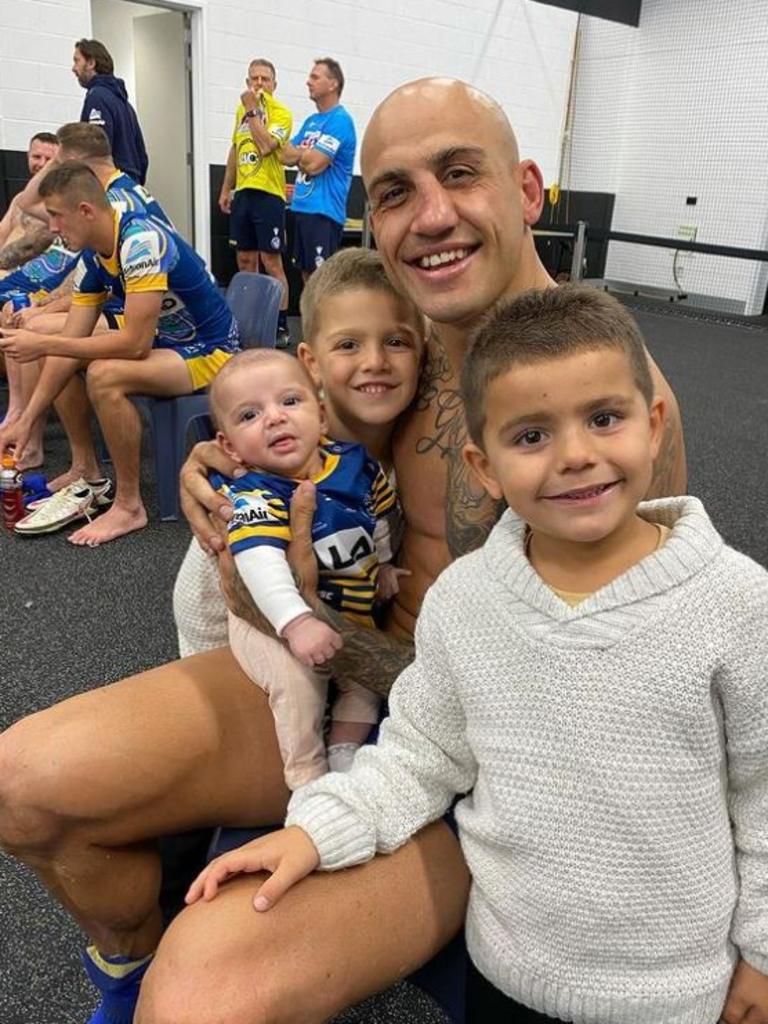 Blake Ferguson has been cut off from his kids.