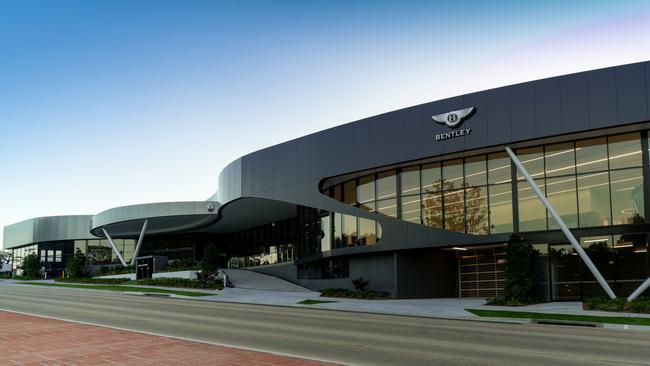 Bentley and Maserati showroom at Ferry Road, Southport, on the Gold Coast.