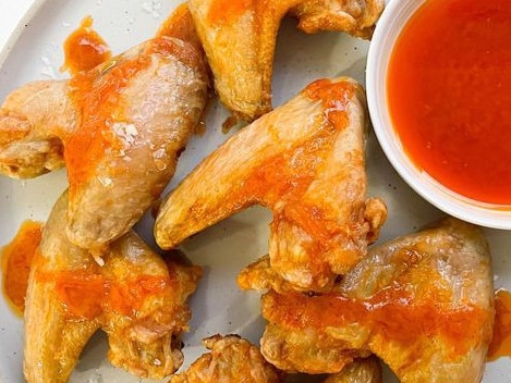 Air fryer buffalo wings.