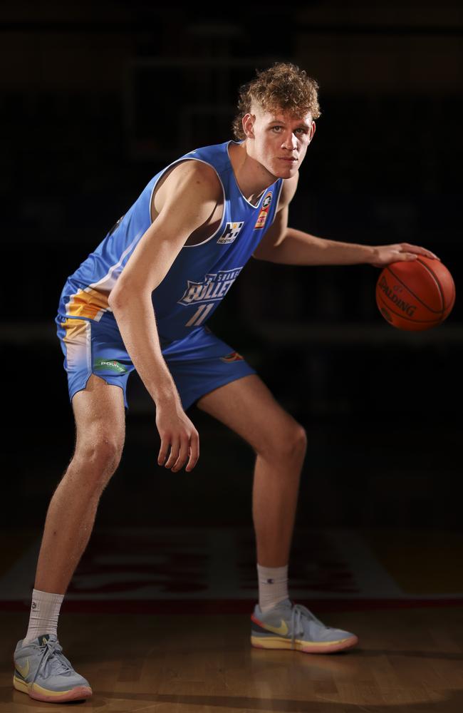 Rocco Zikarsky from the Brisbane Bullets. Picture: Peter Wallis / Wallis Media