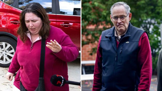 Erin Patterson, left. is on trial for allegedly serving a deadly mushroom lunch that led to the deaths of three people. Ian Wilkinson, right, the sole survivor, was hospitalised for weeks with acute organ failure.