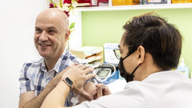 Authorities are urging the public to get their flu vaccination. Picture: NewsWire / Sarah Marshall