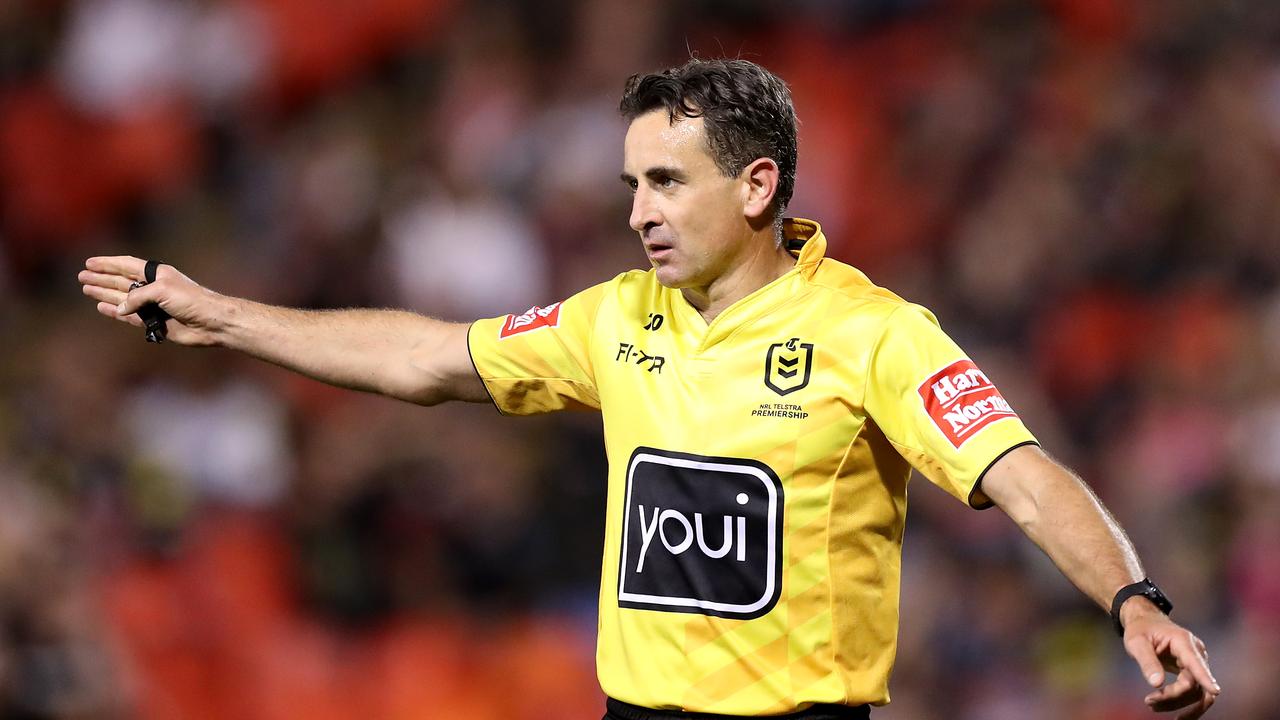 NRL referees will have some new interpretations to enforce. Picture: Mark Kolbe/Getty Images