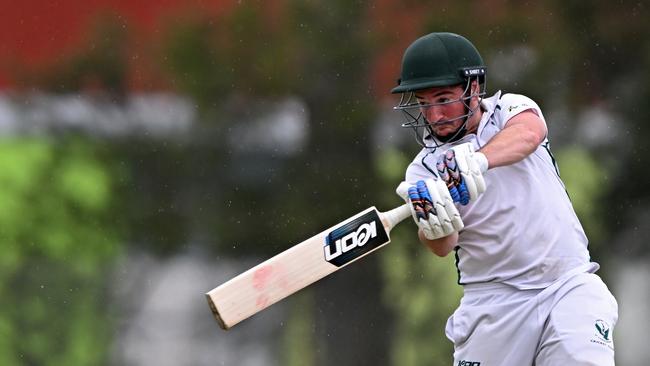 Airport West St Christophers captain Daniel Salpietro hit an unbeaten century. Picture: Andy Brownbill