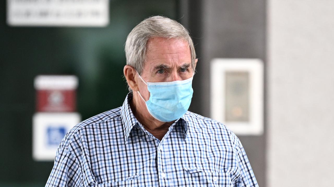 Clarence Bingham leaves the Coroner’s Court in Brisbane. Picture: NCA NewsWire / Dan Peled