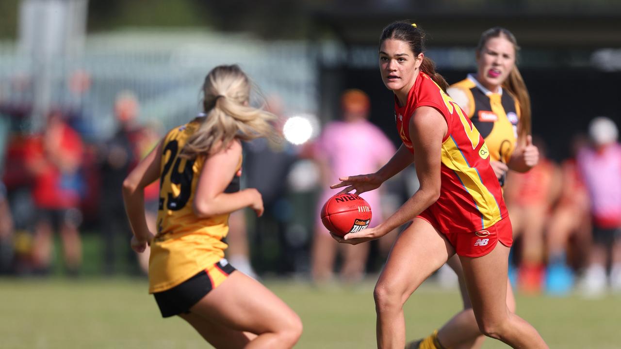 Southport SHS’s Georja Davies of the Gold Coast Suns U18 women's academy. Picture: Rob Lawson/AFL Photos