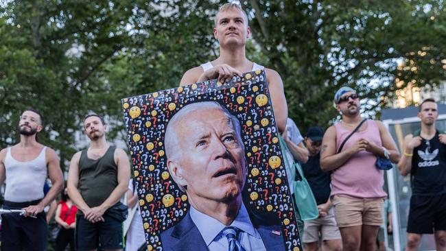 NProtestors in New York call for more government action to combat the spread of monkeypox. Picture: Getty Images