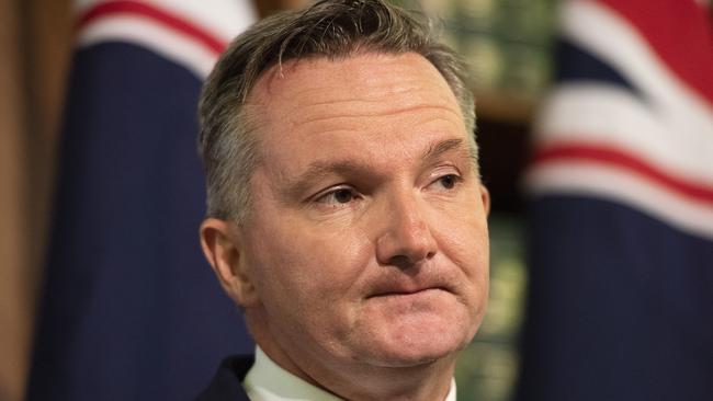 Shadow Treasurer Chris Bowen said the report was “sobering”. Picture: AAP Image/Ellen Smith