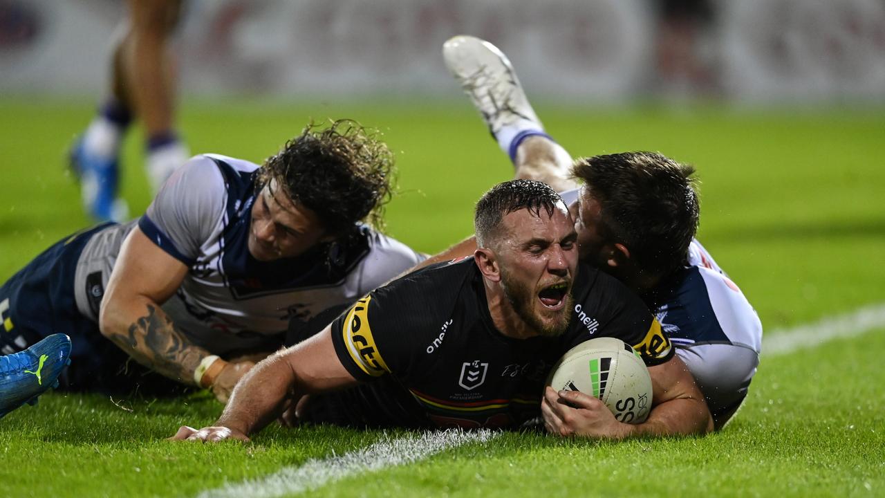 Kurt Capewell scored the match winner against Melbourne in round three.