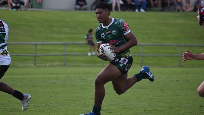 Meninga Cup semi-final action between the Ipswich Jets and Townsville Blackhawks. Saturday April 15, 2023.