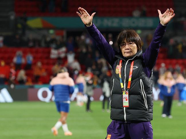 China coach Shui Qingxia, Picture: Sarah Reed/Getty Images.