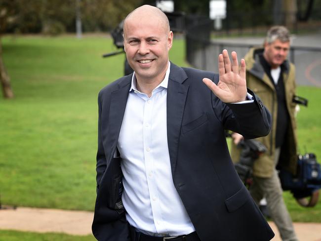 Formerly a leadership frontrunner, Josh Frydenberg’s seat is in doubt. Picture: Andrew Henshaw