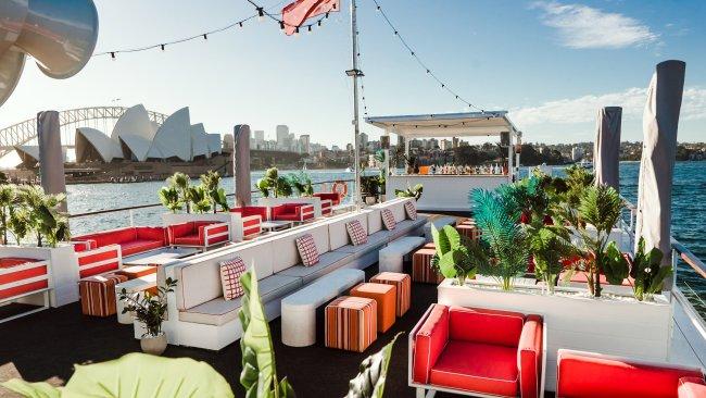 10/21
Glass Island
Triple-deck bar-on-a-boat Glass Island cruises Sydney Harbour with a busy summer program of on-board sessions including regular Sneaky Sundays (curated by Sneaky Sound System).