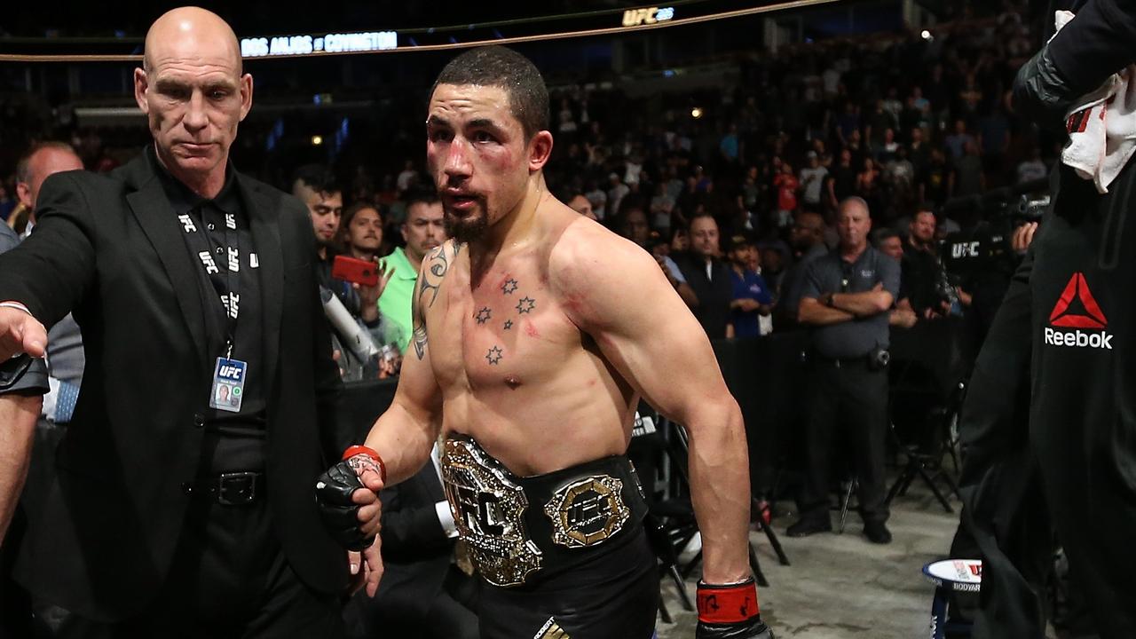 Robert Whittaker is out of his UFC 234 title fight