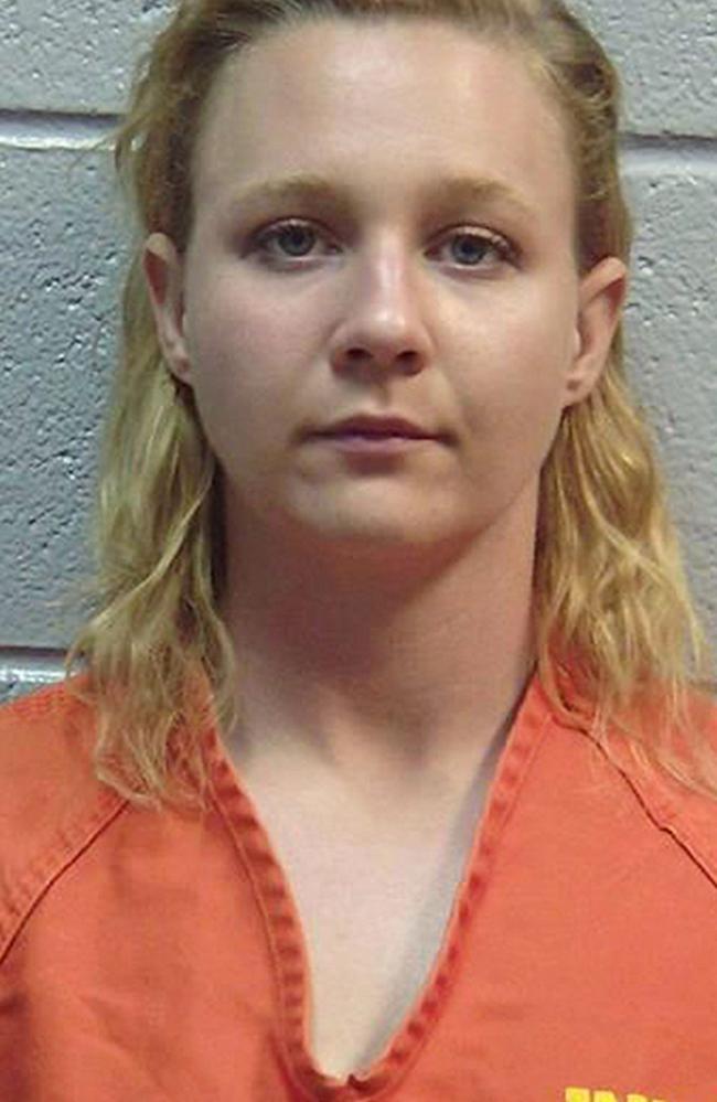 Reality Winner is being held accused under the Espionage Act of leaking classified information. Picture: Lincoln County (Ga.) Sheriff's Office via AP, File.