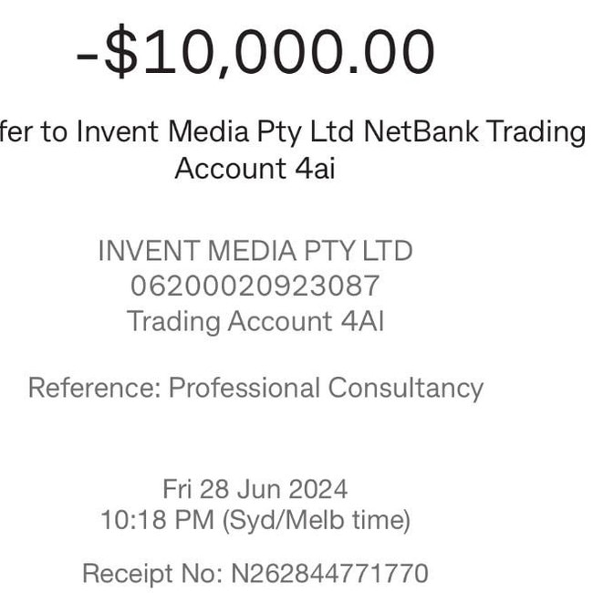 Andy’s transaction to Invent Media last year.