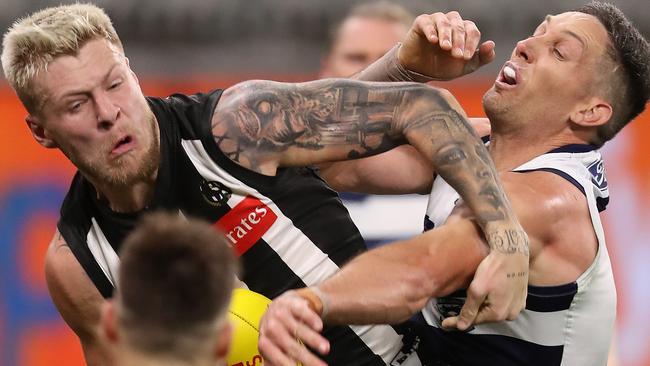 De Goey was able to cope with everything the Cats’ defence threw at him. Picture: Getty Images