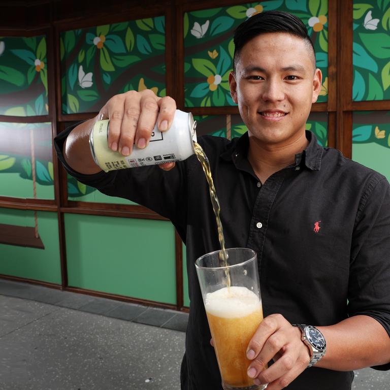 Justin Kong is set to open a new bar and eatery at Portside Wharf called Portside Social. Picture: Liam Kidston