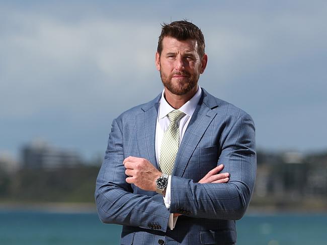 VC Ben Roberts-Smith on Cotton Tree beach on the Sunshine Coast.  Pic Peter Wallis