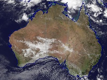 Snapshot of the weather in Australia. Picture: BoM