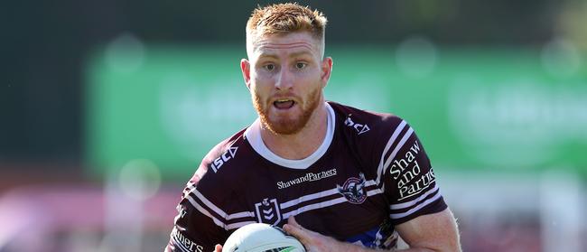 Sea Eagle Brad Parker on the move against South Sydney last weekend. Picture: Getty Images. 