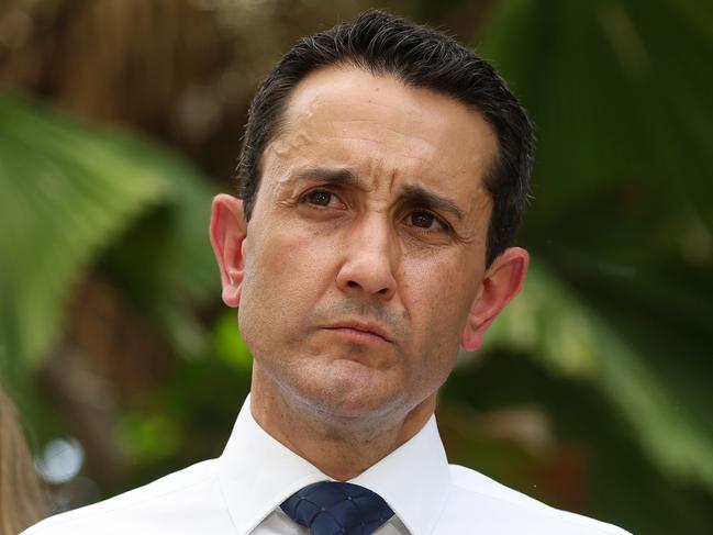 Leader of the Opposition David Crisafulli announces a Crime Prevention School for Townsville during a media conference, Townsville. Picture: Liam Kidston.