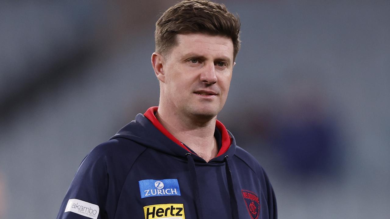 Melbourne assistant coach Andrew McQualter will take the reins at West Coast in 2025. Picture: Darrian Traynor / Getty Images